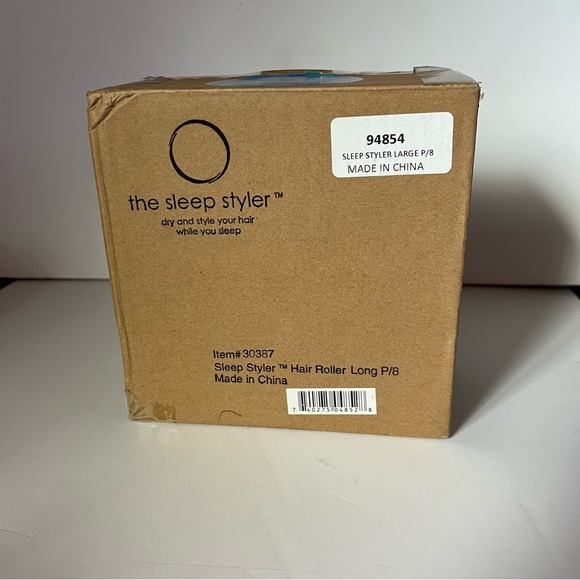 The Sleep Styler Foam Rollers Curlers - Blue 8ct Large (6 inch) Rollers - Picture 6 of 11